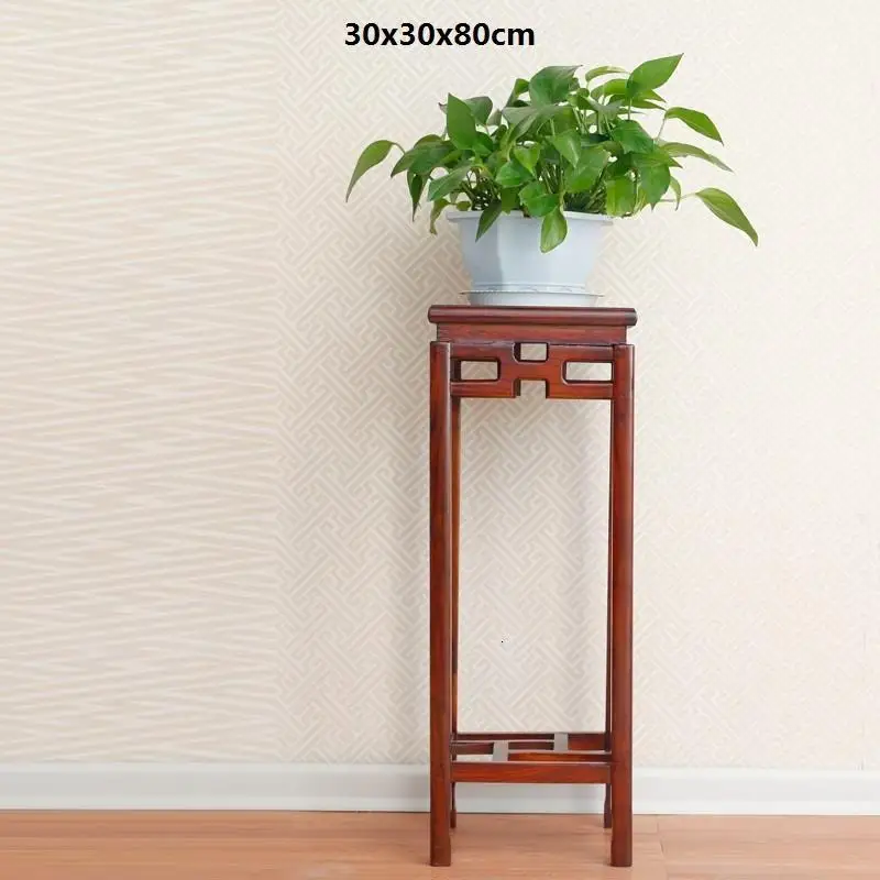 Version C Escalera деревянный плантенстандарт стол для Mueble Para Plantas стойки Крытый открытый стенд Dekoration балкон Цветочная полка для растений - Цвет: Version C
