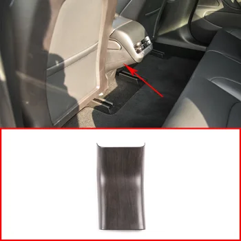 

For Tesla Model 3 2017-2019 Car ABS Oak Wood Grain Air Outlet Lower Decorative Cover Trim Car AccessoriesAccessories