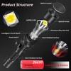 Ultra Bright XHP70.2 LED Flashlight Xlamp 8000LM Powerful XHP50.2 Lanterna For Hunting L2 Waterproof Torch Light Use 18650 26650 ► Photo 3/6