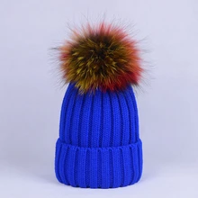 Новые повседневные хлопковые зимние женские головные уборы, однотонные, с бини с помпоном для девушек, черные, синие, розовые, серые, белые женские шапочки