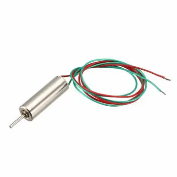 

4x12mm 0.5mm Dia Shaft RC Aircraft Coreless Magnetic Motor DC3.7V 63000RPM 5Pcs
