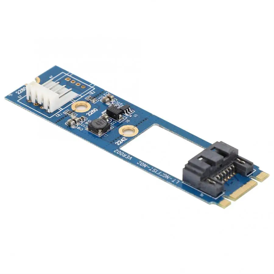 M.2 NGFF в SATA 7 Pin Райзер M.2 адаптер NGFF преобразователь до 6,0 ГБ/сек