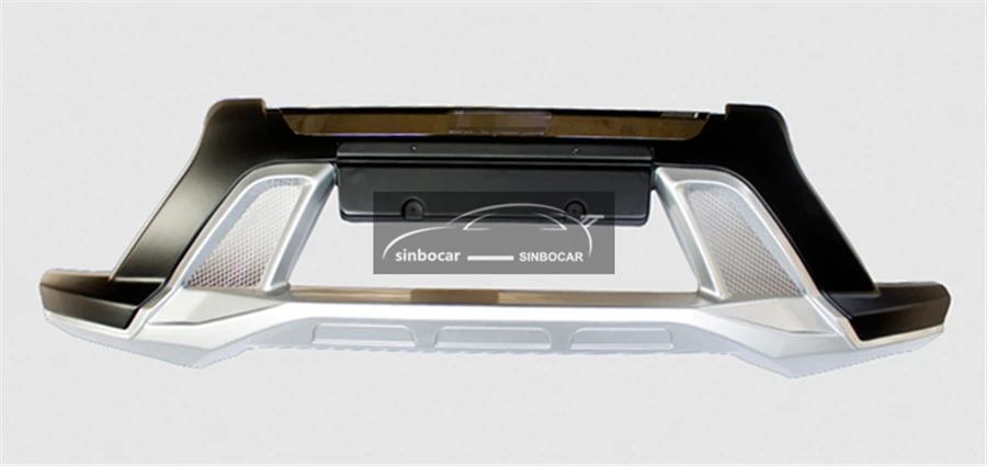 Защита переднего+ заднего бампера Накладка на порог Накладка на багажник Накладка для hyundai Creta IX25 автомобильный Стайлинг Бампер протектор - Цвет: Front  Bumper