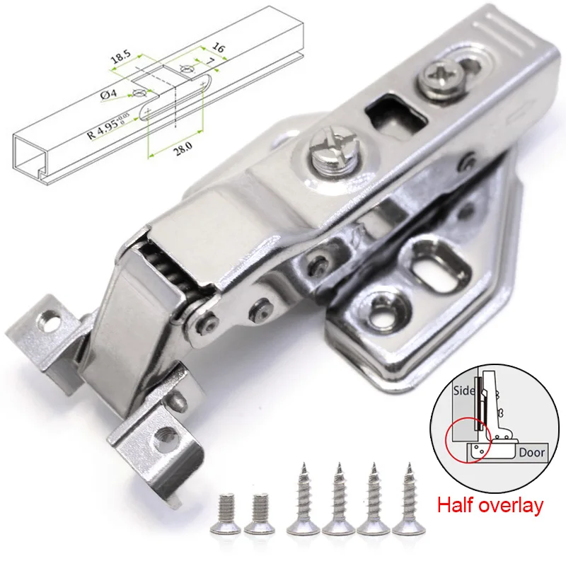 Versatile Metal Aluminum Glass Door Hinge