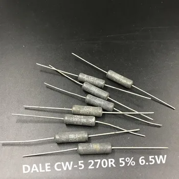 

Original new 100% CW-5 270R 5% 6.5W 22X7MM black precision non inductive wound resistor (Inductor)