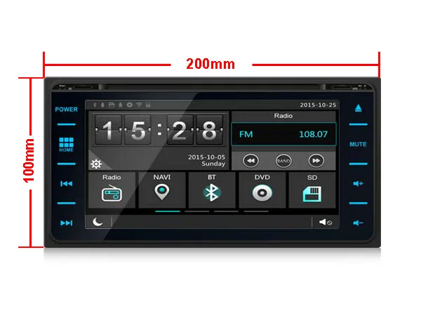 OTOJETA Автомобильный DVD Android 10,0 Автомобильный gps для TOYOTA COROLLA HILUX 2001-2011 Автомобильный Радио мультимедийная лента рекордер bluetooth навигация