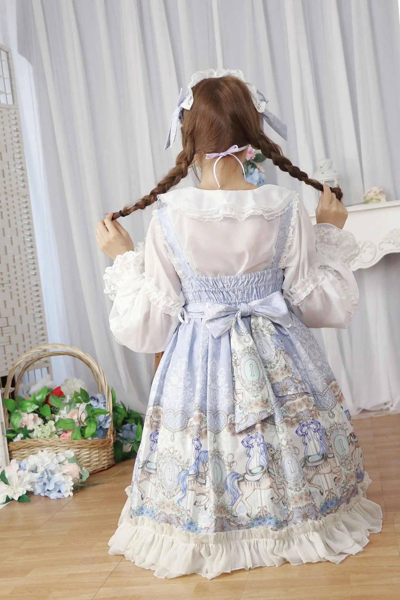 Jsk loli-日本のプリンセスロリータのドレス,かわいいプリント 