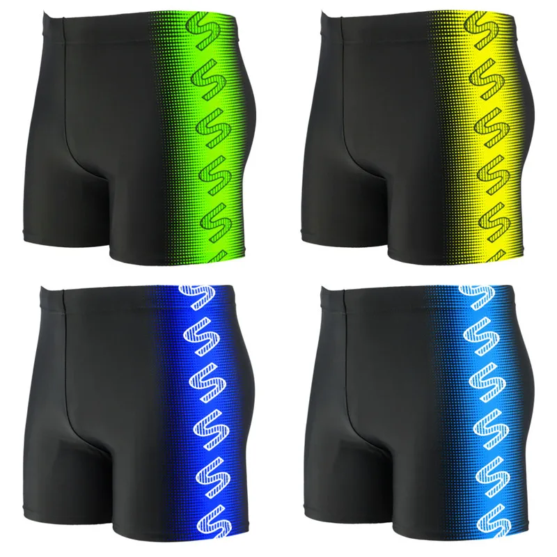 

Plus Size Mens Swimsuits Stripe Swimming Shorts Printing Brazilian Pants Stretch Summer Bathing Suit Beach Men Surf Sunga Homem