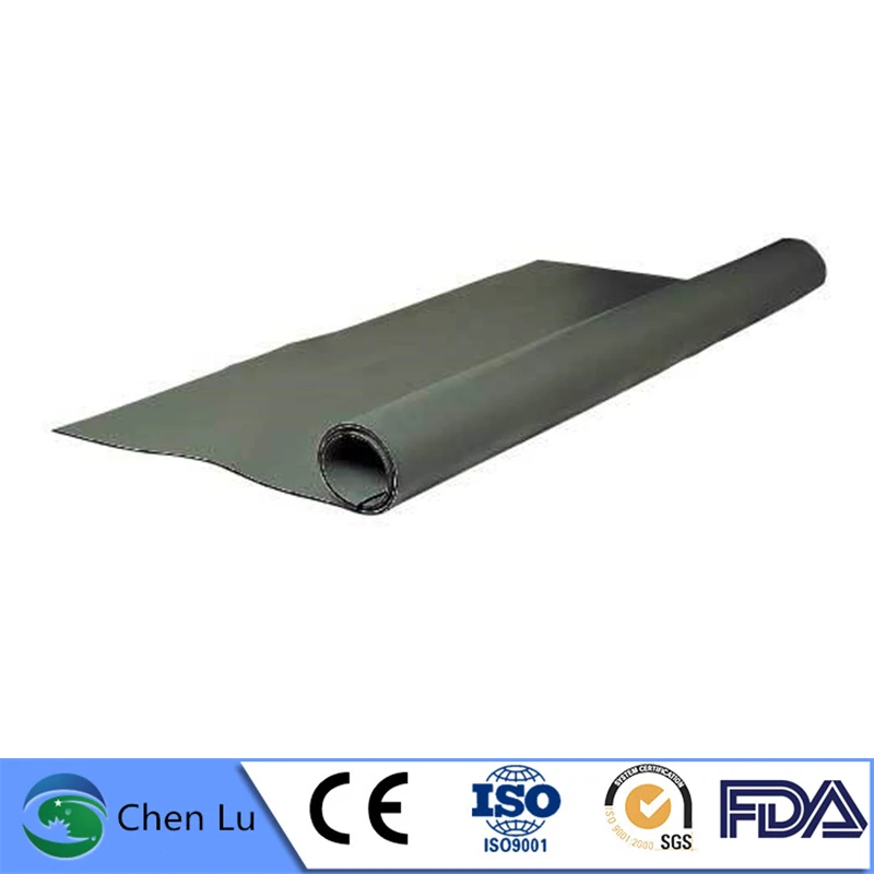 Genuine radiological protection 0.125mmpb lead rubber nuclear radiation protective materials