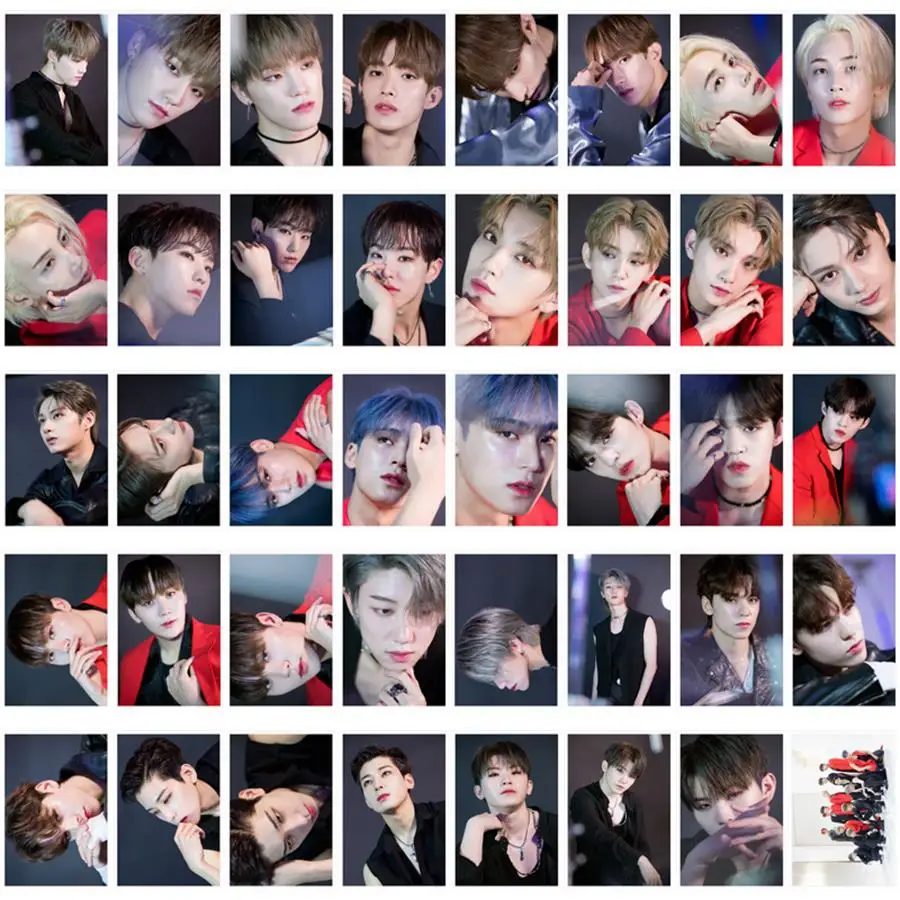 KPOP 17 Hit Polaroid Lomo фото карта Jeonghan Joshua коллективные карты The8 DK HD Фотокарта 40 шт./компл