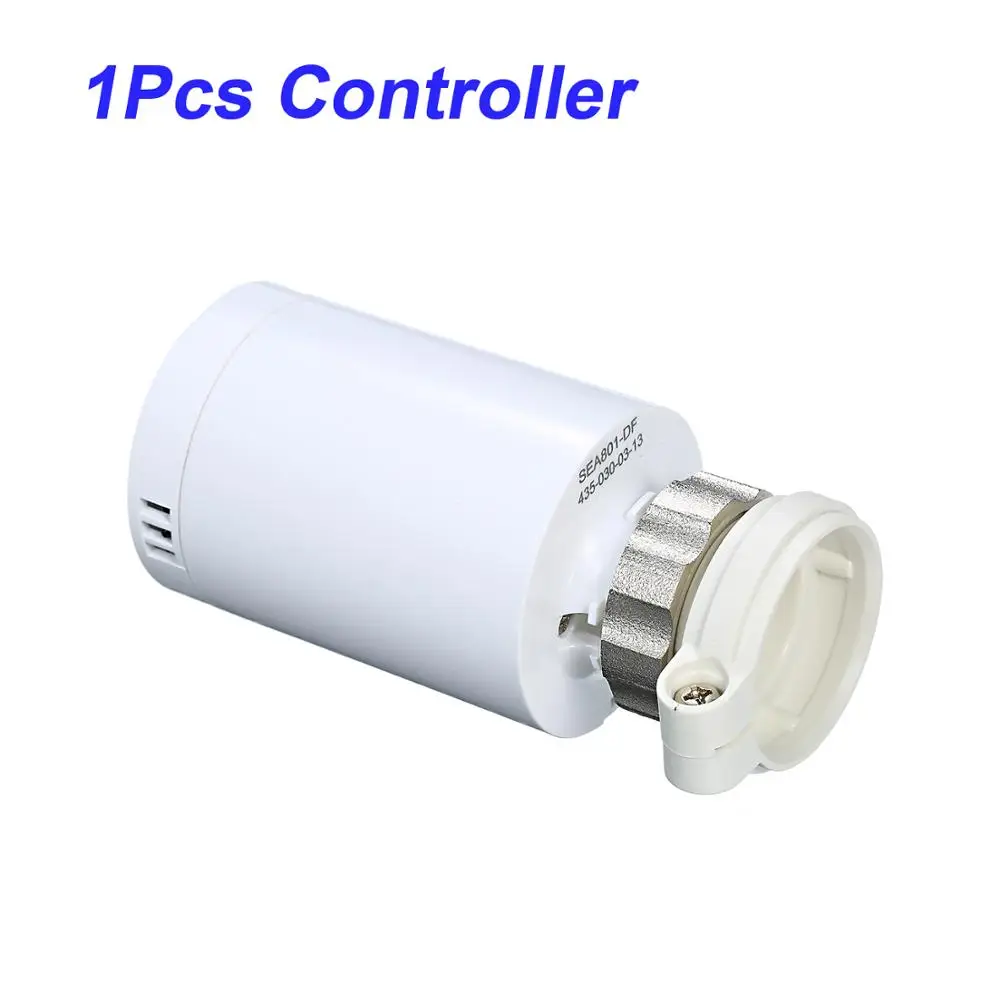SEA801-APP программируемый термостат регулятор температуры приемник и TRV термостатический клапан радиатора для отопления газового котла - Цвет: 1Pcs Controller