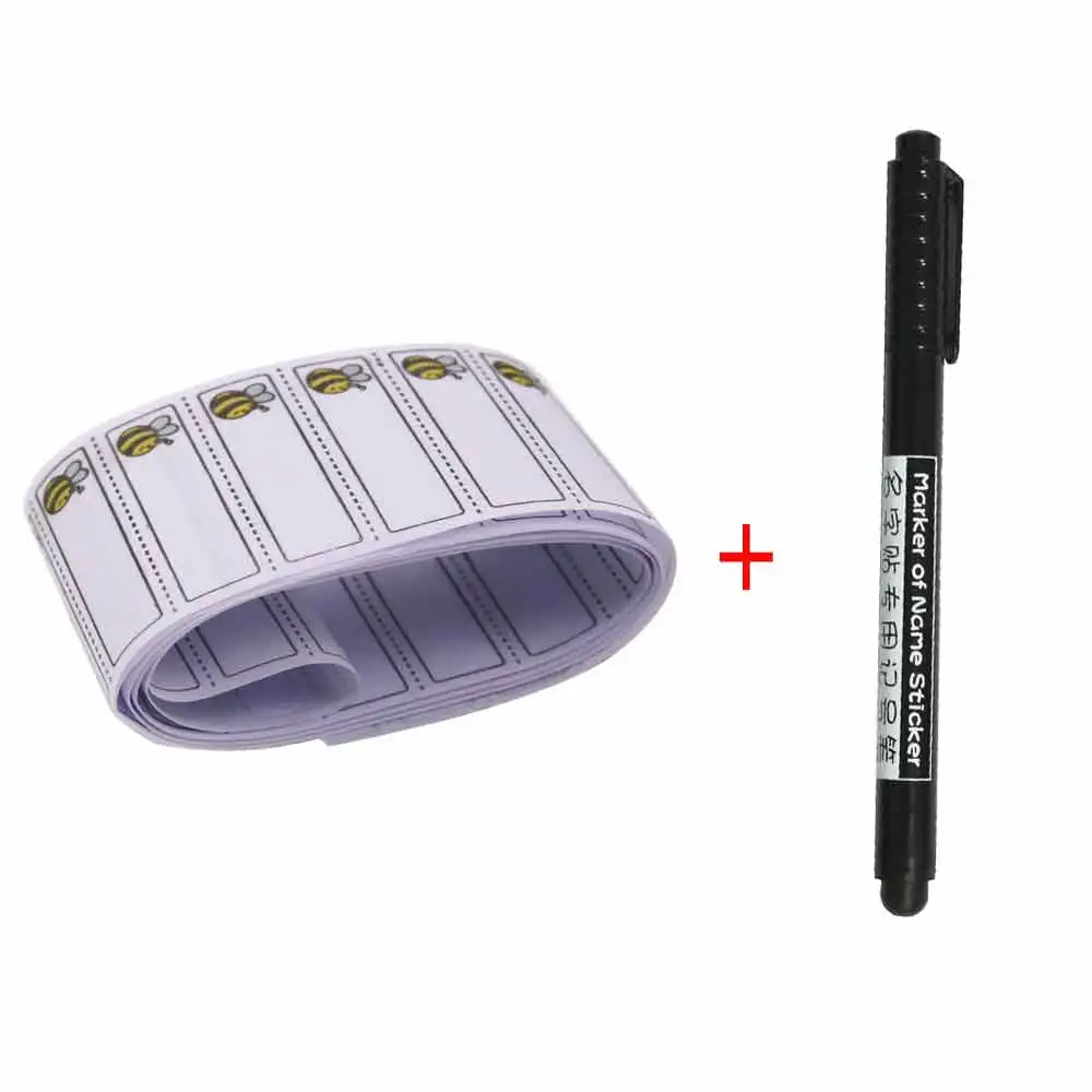 100pcs 1pc pen D& D 100/200 шт Белый моющийся Утюг на ярлыках для одежды тканевые этикетки для одежды Маркер тегов набор для школы Швейные аксессуары - Цвет: 100pcs 1pc pen