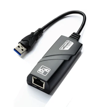 

USB 3.0 To RJ45 Ethernet Adapter Lan External Network Card 10/100/1000Mbps Gigabit USB Lan Dongle For PC Laptop Win