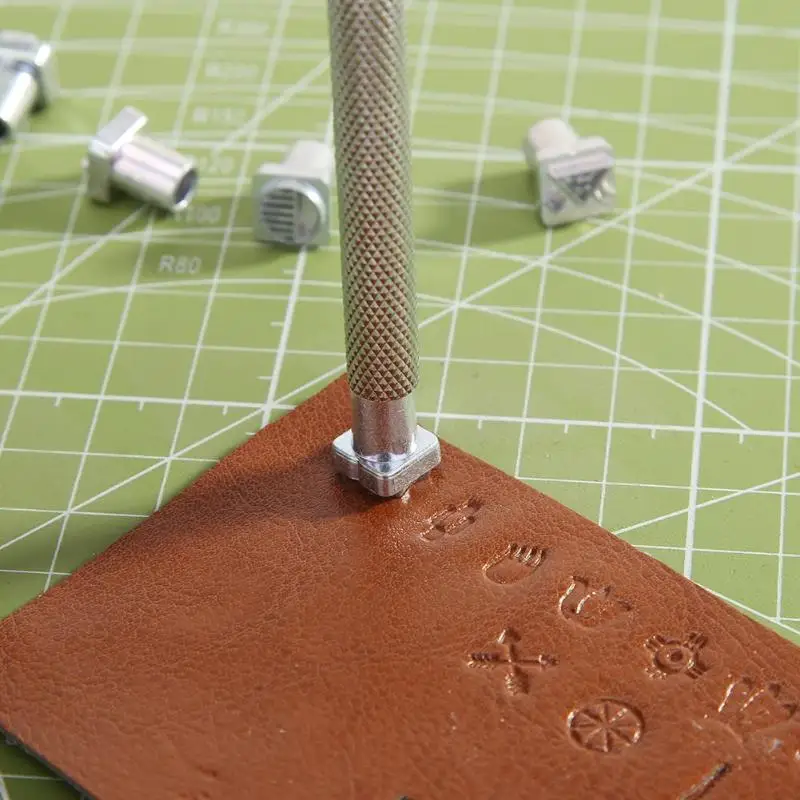 Craftool углеродистая сталь штамп с символом набор 49 штампов для металлических ювелирных изделий Tandy кожа несмывающийся из стоимости