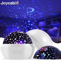 Joycabin – projecteur LED 2 en 1 rotatif à 60 °, 3 couleurs, veilleuse, pour chambre d'enfant ou bébé, décoration 