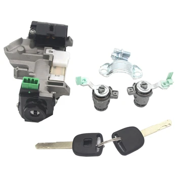 

for 02-06 Honda CRV Complete Set Ignition Switch Cylinder Door Lock with 2x Keys 48 Chip