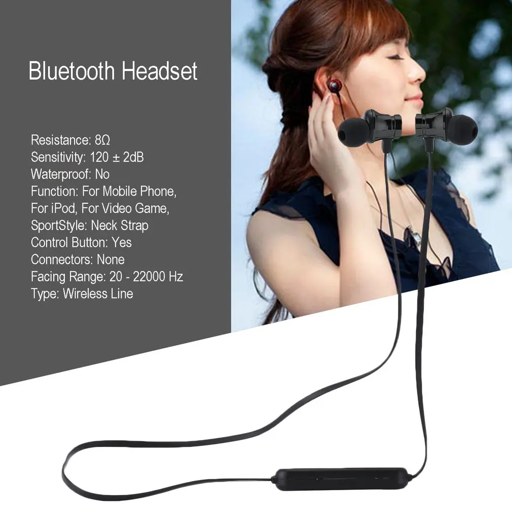 XT-11 беспроводные Bluetooth наушники V4.2 магнитные спортивные водонепроницаемые наушники стерео наушники-вкладыши гарнитура с Mircrophone