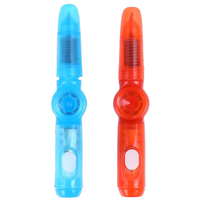 1 pcs LED Spinning Pen Ball Pen Fidget Spinner Hand Top Glow In Dark Light EDC Stress Relief Toys Kids Toy Gift School Supplies