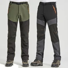 Стиль, брюки для улицы, осень и зима, смешанные цвета, флисовые штаны для альпинизма, водонепроницаемые, теплые, дышащие