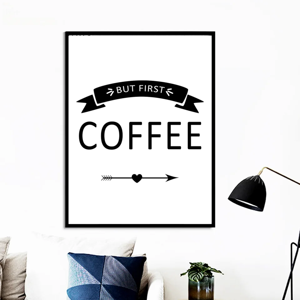 

Wall Art Canvas Pictures Simple And Fresh Letters HD Paintings Nordic Prints Poster Hotel Modular Living Room Home Decor