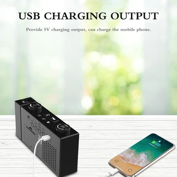 

Multifunctional Projection Alarm Clock Radio Led Projection 180 Degree Rotation High Sound Quality FM With Temperature Display