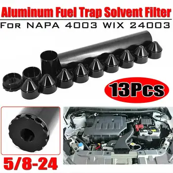 

13PCS 5/8"-24 Car Fuel Filter For Napa 4003 WIX 6061 Aluminum 5/8"-24 Fuel Filter For NAPA 4003 WIX 24003 Auto Fuel Filters