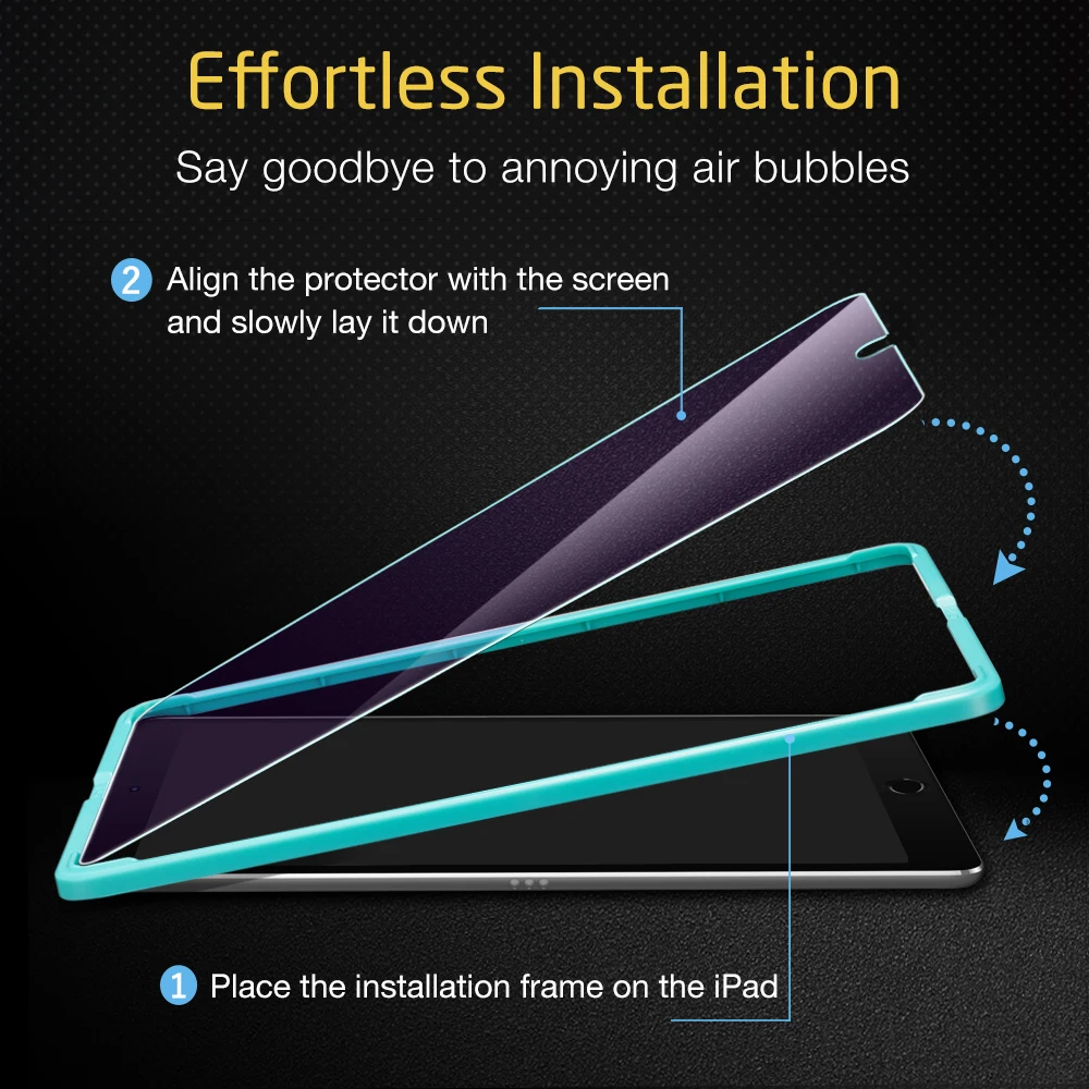 ESR Защитная пленка для экрана для iPad Air 3/iPad Pro 10,5 защитная пленка из закаленного стекла для iPad Air 3 10,5 стекло