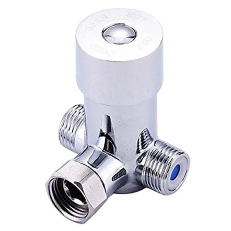 Faucets Temperature Mixing Valve for Pressless Sensor Faucet,Polished Chrome