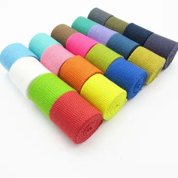 

XUNZHE Thick cotton Webbing 6m*20mm Canvas Ribbon Belt Woven Tape Nylon Band Backpack Binding Sewing Bag Belt Accessories
