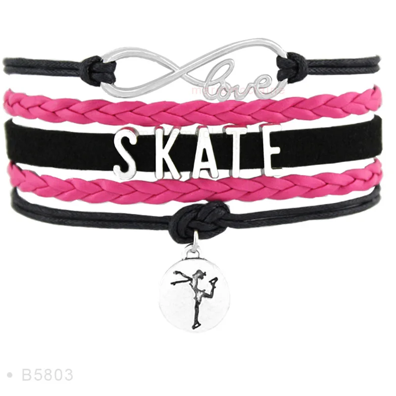 

Skate Figure Skating Charms Bracelets Jump Toe Loop Jump Flip Lutz Salchow Axel Jewelry