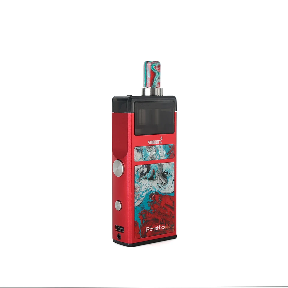 Оригинальный вейп набор Smoant Pasito испаритель с катушкой MTL и DTL RBA 3 мл картриджем