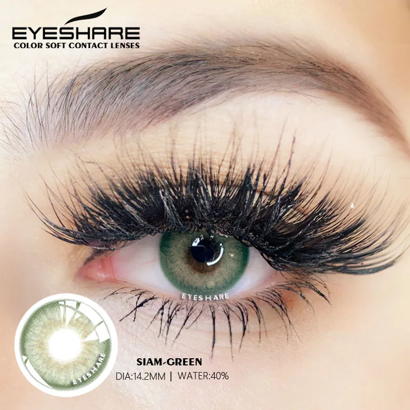 Hfe071e07283642e3913ff53a3c469345g Beauty-Health EYESHARE Colored Contact Lenses SIAM Series Color Contact Lenses For Eyes Beauty Contacted Lenses Eye Cosmetic Color Lens Eyes