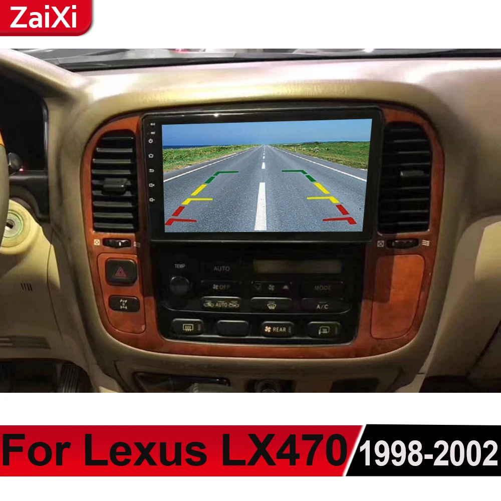 Excellent ZaiXi For Lexus LX LX470 1998~2002 Android Car Multimedia GPS Audio Radio Stereo Original Style Navigation NAVI BT WIFI HD Map 5