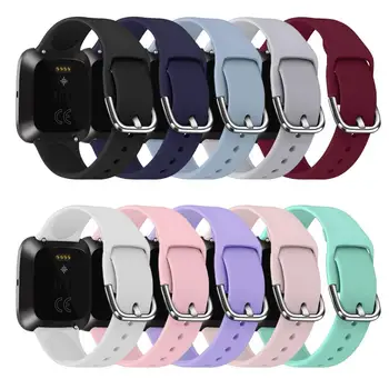 

10 Style Simple Watch Strap For Fitbit versa 2 Smart Watch Strap Silicone Watchband Strap Watch band Replacement Bracelet TXTB1