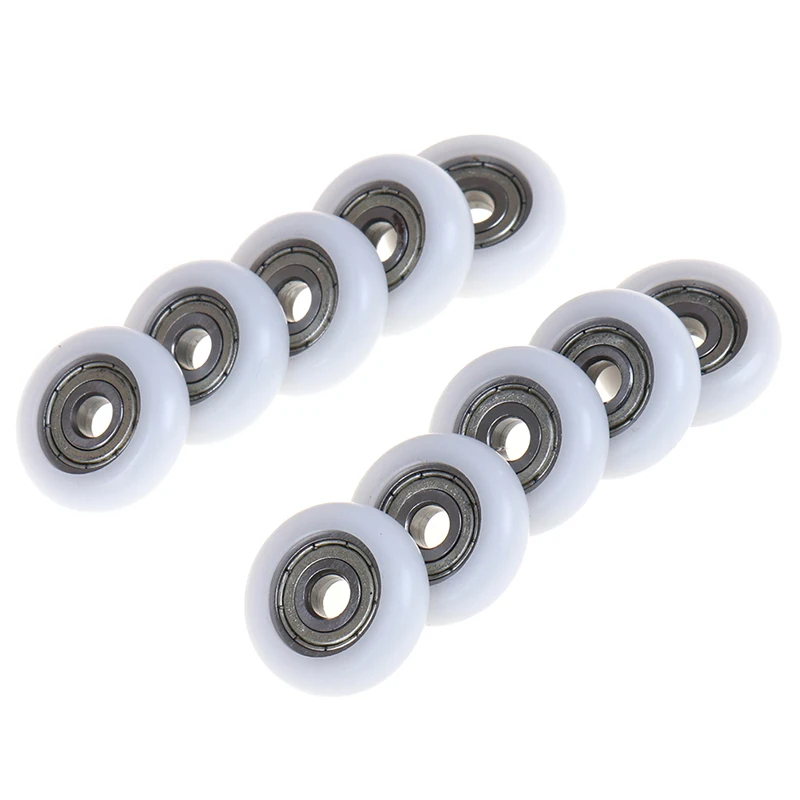 2/5/10pieces Diameter 23mm Sliding Shower Roller Wheel Plastic Door Replacement Roller Wheel Runner