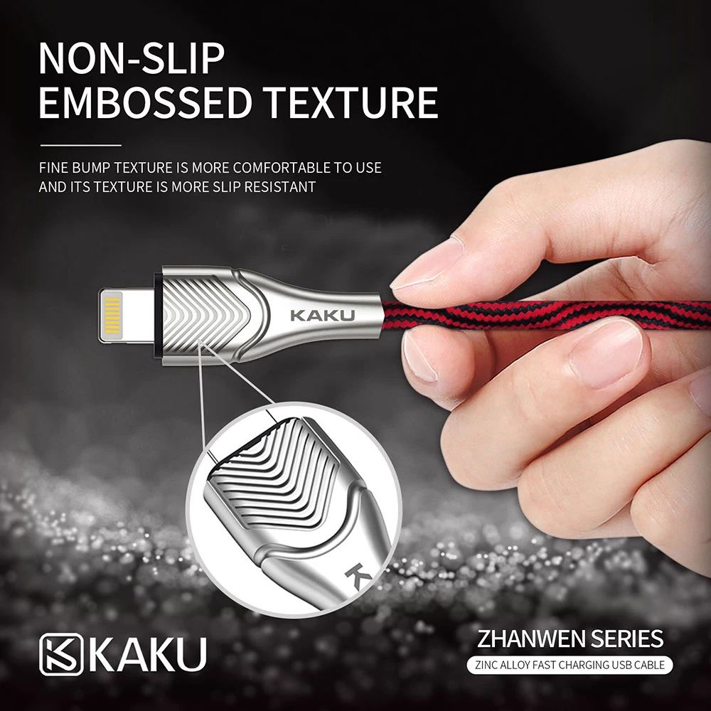KAKU 2.8A usb lightning Кабель для iPhone кабель быстрой зарядки Кабели для мобильного телефона зарядное устройство Шнур данных для iPhone 8 7 6S 5S Plus