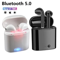 I7s TWS słuchawki Bluetooth bezprzewodowe słuchawki douszne dla wszystkich smartfonów sportowy zestaw słuchawkowy słuchawki Stereo zestaw słuchawkowy do ładowania