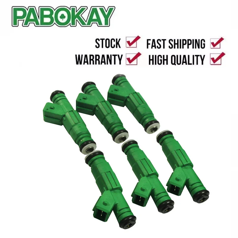 

Brand New 6 Pieces Fuel Injectors For Holden Statesman Commodore 3.8L 0280155777