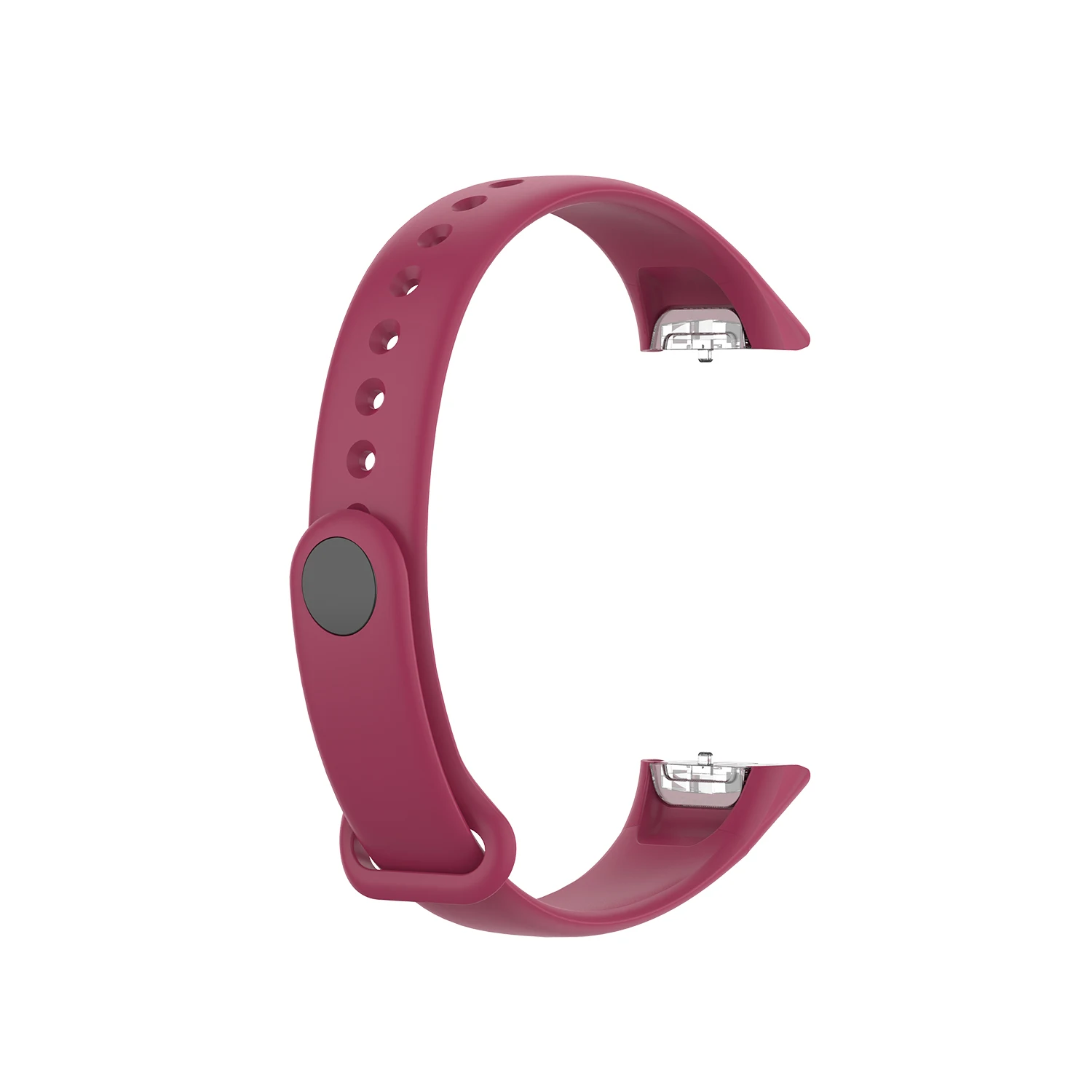 Новые силиконовые спортивные часы ремешок на запястье ремешок для samsung Galaxy Fit SM-R370 смарт-браслет Ремешки для наручных часов аксессуары - Цвет ремешка: Red wine