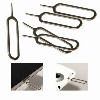 

10000 pcs Metal High Quality SIM Card Tray Removal Remover Eject Pin Needle Key For Any Phone Use Tools
