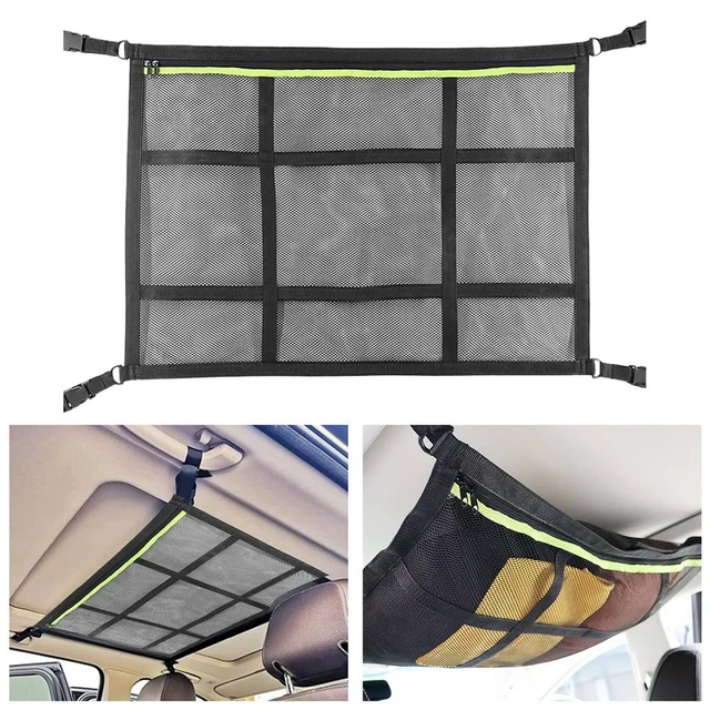 88x66cm Elastische Auto Dach Decke Cargo Netz Pocket Mesh Tasche Für Truck  Van