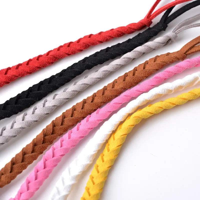 Wholesale Leather Pacifier Clips Chain Dummy Clip Braided Clip Nipple Holder Soother Chain For Infant Baby Feeding Dropshipping