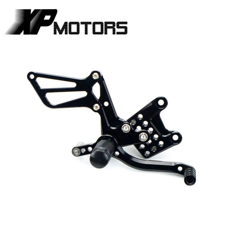 CNC гоночные Подножки задние наборы для Suzuki GSX-R1000 K1-K4 2001-2004 GSX-R400 GSX-R750 1996-2005 регулируемые