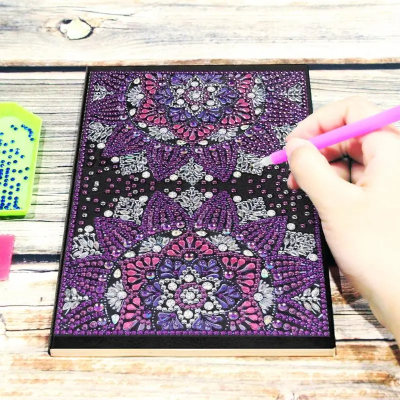 DIY Мандала специальная форма алмазная живопись 50 страниц А5 записная книжка
