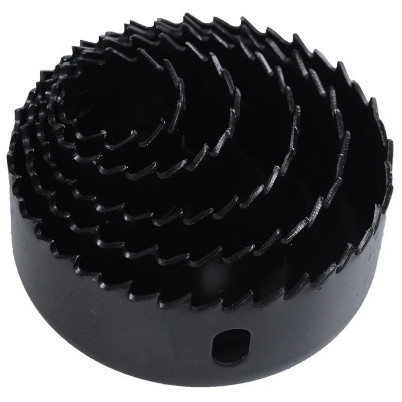 

Hot 8pc Down Lights Hole Cutter Saw Holesaw Kit Set Black