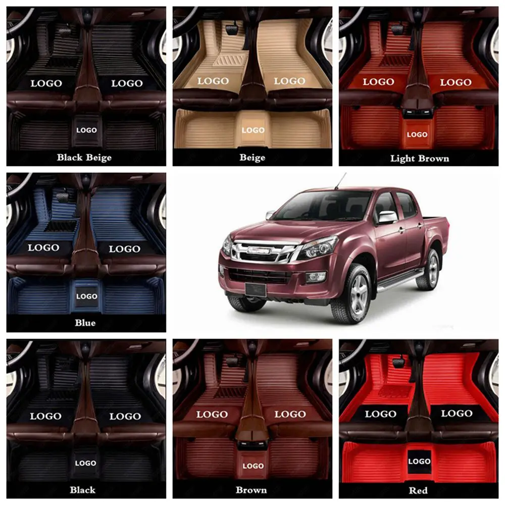 Автомобильные коврики для ног Isuzu MU-X той же структуры Interio D-MAX Нескользящие под