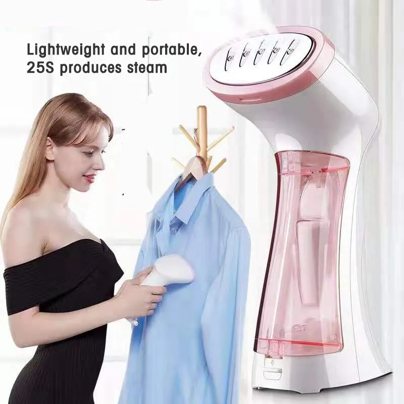 KONKA 110-240V Handheld Fabric Steamer Fast-Heat Powerful Garment Steamer for Home Travelling Portable Steam Iron Christmas Gift