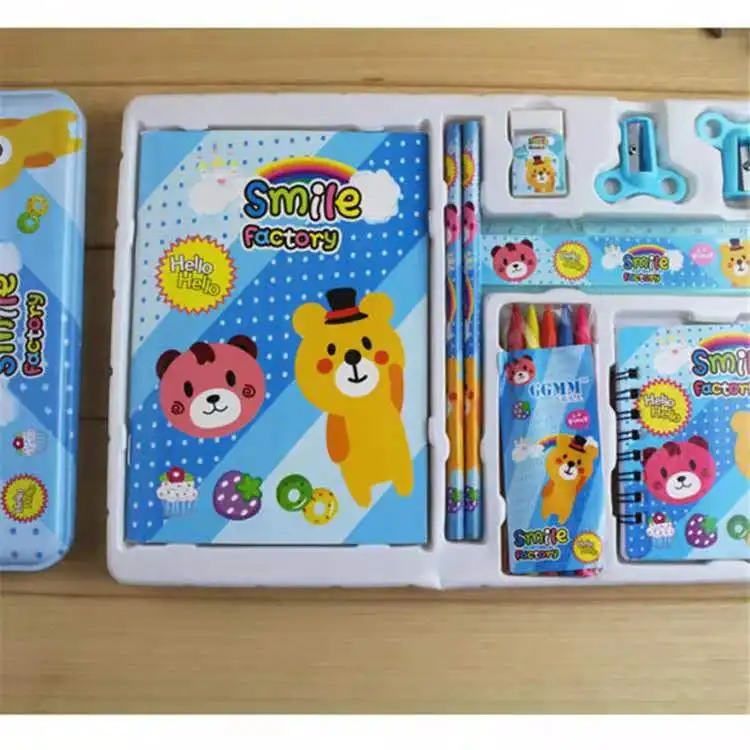Милый Канцелярский набор hello kitty Jingle cat Little Bear, Канцелярский набор, школьные принадлежности, призовой подарок - Цвет: Little Bear