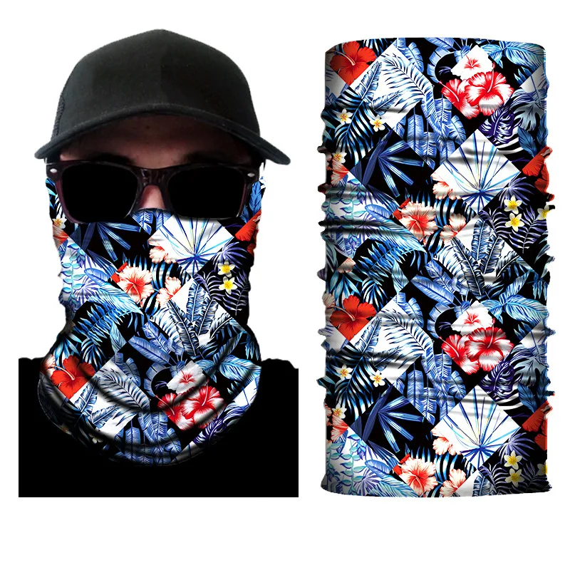 3D бесшовная Волшебная Балаклава активный отдых шеи Gaiter лицо Спорт Рыбалка бандан туристическая бандана Хэллоуин для мужчин и