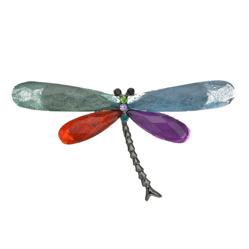 

Modyle Vintage Animal Dragonfly Shinny Brooches Crystal Rhinestone Brooches for Women Dress Scarf Brooch Pin Jewelry Gift